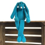 Creative World of Crafts Knitty Critters – Lapins d'abri de rempotage – Bleu Menthe