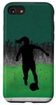 Coque pour iPhone SE (2020) / 7 / 8 Joueur de football pour femme Jouer un match Kick Ball Girl Fan