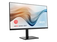 Msi Modern Md272xp - Led-Skärm - 27" - 1920 X 1080 Full Hd (1080P) @ 100 Hz - Ips - 300 Cd/M² - 1000:1 - 1 Ms - Hdmi, Displayport, Usb-C - Högtalare