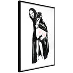 Plakat - Painful Sitting - 30 x 45 cm - Sort ramme