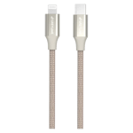 GreyLime Braided USB-C - lightning kabel, beige, 2 m