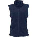 Regatta Womens/Ladies Micro Fleece Bodywarmer / Gilet - Navy - Size 14 UK