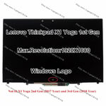 14.0" Lenovo Thinkpad X1 Yoga 1st Gen FRU: 00HN875 FHD LCD Touch Screen Assembly