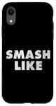 Coque pour iPhone XR Citation de Smash Like pour les blogueurs des médias sociaux