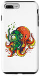 Coque pour iPhone 7 Plus/8 Plus Octopus Casque de plongée Kraken Kawaii Tentacule