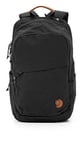 Fjällräven Raven Unisex Outdoor Hiking Backpack, Black, 45 x 27 x 20 cm, 20 Liter