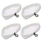 4 X Microfibre Cloths Covers Pad for ASDA Genie GUV-03 GUV03 Steam Cleaner Mop