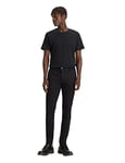 Dockers Mens Alpha Original Khaki Skinny - Lite Trousers, Black, 33W / 36L UK