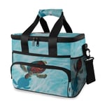 Sac Isotherme, bébé Tortue d'eau 15L Grand Sac Isotherme Déjeuner Pique-Nique Cooler, Cooler Sac à Dos JIAJIAFUDR