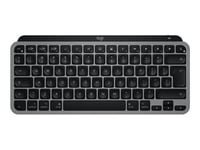 Logitech Master Series MX Keys Mini for Mac - Clavier - compact - rétroéclairé - sans fil - Bluetooth LE - QWERTY - International US - gris sidéral