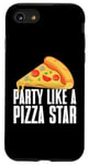 Coque pour iPhone SE (2020) / 7 / 8 Party Like a Pizza Star Pizza Anniversaire