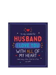 Pigment Wonderful Husband Valentine's Day Card