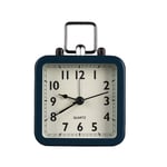 YFFSBBGSDK Alarm Clock Creative Retro Silent Hand Clock Metal Simple Bedside Alarm Clock With Lamp