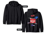 Captain Scarlet Vehicles Zip Hoodie