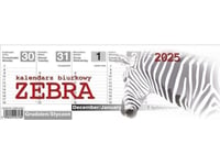 Skrivbordskalender 2025 Zebra