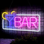 LED-neonkirjoitus "BAR", 42cmx25cm