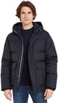 Tommy Hilfiger Men's Down-Filled Jacket Winter, Blue (Desert Sky), XXL