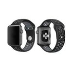 Apple Watch SE 44mm Stilren Sportarmband Runnr Svart