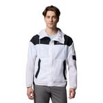 Columbia Men's Challenger 2 Windbreaker, Lightweight Windbreaker Jacket, White/Black, XS