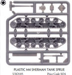 Plastic M4 Sherman Tank sprue