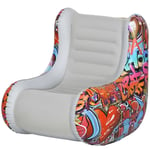 Rootz Uppblåsbar Bean Bag Chair - Air Chair - Ergonomisk solstol - Ultimat komfort - Punkteringsbeständig - Stöder upp till 80 kg - 94cm x 76cm x 75cm