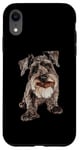 iPhone XR Miniature Schnauzer Chocolate Case