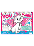 Marie Cat Coloring Pages with Stencil and Sticker