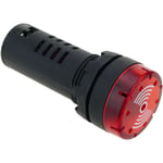 Bematik - Buzzer 22mm 220 vac pour panneaux de commande signal sonore rouge