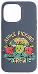 Coque pour iPhone 14 Pro Max Apple Picking Crew Mignon Automne Automne Orchard Assorti Famille