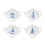 SET DE 4 COUPELLES 10,5X7,5CM EN PORCELAINE PAGODA