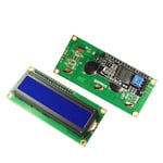 Blue-Adapter Board Écran LCD 16x2 5V LCD1602, rétro-éclairage, interface IIC / I2C PCF8574, carte adaptateur pour module d'affichage LCD arduino MEGA2560