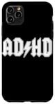 Coque pour iPhone 11 Pro Max TDAH drôle Rocker Band inspiré du rock and roll TDAH