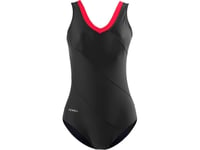 Women's Swimsuit Crowell Angie Col.01 Black-Red 40