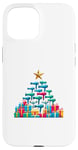 Coque pour iPhone 15 Christmas Tree Sèche-cheveux Coiffure Coiffeur Coiffeuse