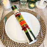 Luxury Nutcracker Christmas Party Crackers | Traditional Festive Decorations x 6