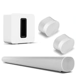 Sonos-  2xEra 300  Sub (Gen 3) & Arc - Bundle - Ultimate Home Audio System - White