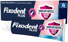 Fixodent plus Barrière Anti-Particules + Fixation Forte