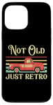 Coque pour iPhone 13 Pro Max Not Old Just Retro – Voiture classique rouge vintage Pickup Truck