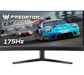 Acer Predator X34Vbmiiphuzx Wide Quad HD 34" Curved OLED Gaming Monitor - Black