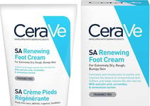 CeraVe SA Renewing Foot Cream for Extremely Dry, Rough, and Bumpy Feet 88ml... 