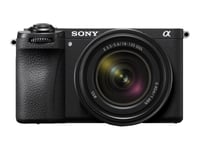 Sony A6700 Ilce-6700M - Digitalkamera - Spegellöst - 26.0 Mp - Aps-C - 4 K / 119.88 Fps - 7.5X Optisk Zoom E 18-135Mm Oss Lins - Wi-Fi, Bluetooth