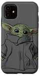 Coque pour iPhone 11 Star Wars Illustration de l'enfant Mandalorien