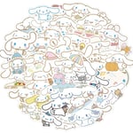 50 st kawaii Cinnamoroll klistermärken tecknad japansk anime klistermärke vattenflaskor bagage festgåva dekal för barn flickor