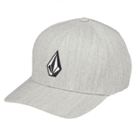 Volcom Full Stone Heather Flexfit Cap - Grey Vintage