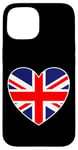 iPhone 15 I Heart United Kingdom - Fun English, Scottish, Welsh, Irish Case