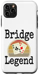 Coque pour iPhone 11 Pro Max Funny Bridge Legend Jeu de cartes gagnant une soirée de jeu pour papa