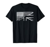 US FLAG BRITISH UNION JACK FLAG USA UK AMERICAN ENGLAND T-Shirt