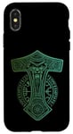 Coque pour iPhone X/XS Marteau de Thor Mjölnir Odin Vegvisir Runes Viking