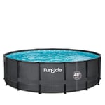 Piscine Tubulaire Ronde Funsicle Ø 4,57m x h1,22m Noire