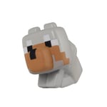 Just toys Minecraft Mega SquishMe Tamed Wolf, Gray, standard size, JTMIN-3588